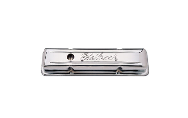 Edelbrock Chrome Low Valve Cover SBC