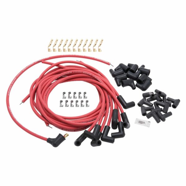 Edelbrock Max-Fire Ignition Leads Red 90 Deg